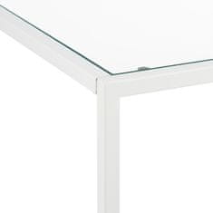 UNBRANDED Kockasta stranska mizica s steklom 