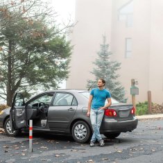 UNBRANDED Zložljiv pregradni steber 
