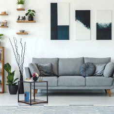 UNBRANDED Kvadratna stranska mizica 