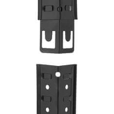 UNBRANDED Črne robustne police s 5 nivoji 