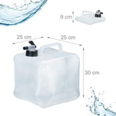 UNBRANDED Zložljiva posoda za vodo s 4 posodami 