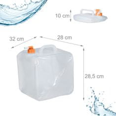 UNBRANDED Zložljiva posoda za vodo Set 3 20 l 