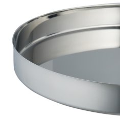 UNBRANDED Servirni pladenj v srebrni barvi 