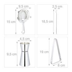 UNBRANDED shaker set iz 5 delov 