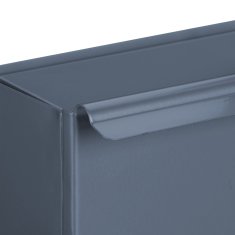 UNBRANDED Pepelnik z lopatko v antracitni barvi 