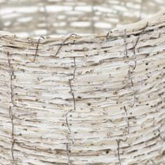 UNBRANDED Okrogel cvetlični lonec - set 3 kom 