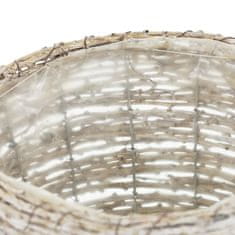 UNBRANDED Okrogel cvetlični lonec - set 3 kom 