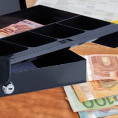 UNBRANDED Ploščata blagajna z 2 ključema 