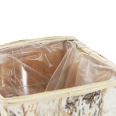 UNBRANDED Kvadratni cvetlični lonček Birch Set 4 