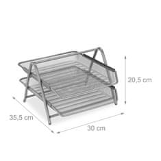 UNBRANDED Predal za dokumente z 2 predelkoma 
