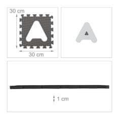 UNBRANDED Puzzle podloga z ABC in številkami 