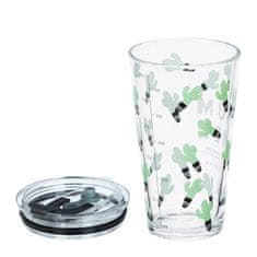 UNBRANDED set 4 kozarcev z motivom kaktusa 