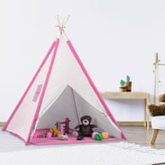 UNBRANDED Igralni šotor Tepee s talno podlogo 