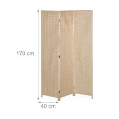 UNBRANDED 3-delni paravan 170 cm 