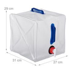 UNBRANDED set 3 zložljivih posod za vodo 20 l 