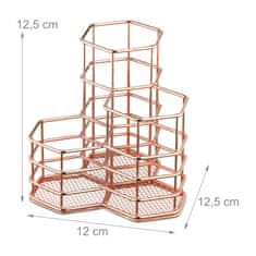 UNBRANDED Držalo za čopiče s 3 predelki 