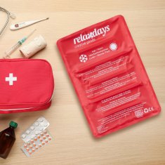 UNBRANDED Velika hladilna plošča v rdeči barvi 