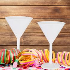 UNBRANDED Plastični kozarec za Martini, set 6 kos 