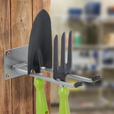 UNBRANDED Dolga stenska kljuka v srebrni barvi 