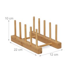 UNBRANDED Stojalo za krožnike za 4 krožnike Set 2 