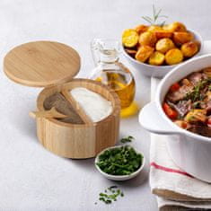 UNBRANDED Posoda za sol s pokrovom 