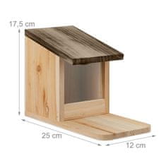 UNBRANDED Hranilnik za veverice Wood 