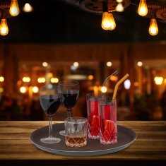 UNBRANDED Rjav servirni pladenj za catering 