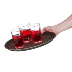 UNBRANDED Rjav servirni pladenj za catering 