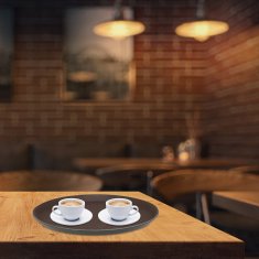 UNBRANDED Rjav servirni pladenj za catering 