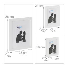 UNBRANDED Set 7 okvirjev za slike 