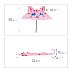 UNBRANDED Otroški dežnik "Cat" 