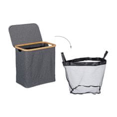 UNBRANDED Koš za perilo s pokrovom 60 l 