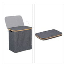 UNBRANDED Koš za perilo s pokrovom 60 l 