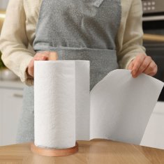 UNBRANDED Okroglo leseno držalo za papirnate brisače 