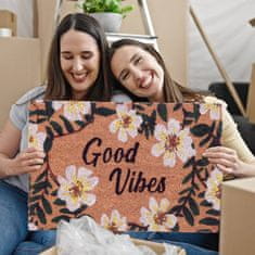 UNBRANDED Predpražnik v kokosovih rožah "Good Vibes 