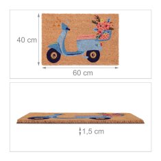 UNBRANDED Kokosov predpražnik Scooter 