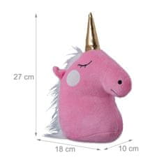 UNBRANDED Stopnica za vrata Unicorn v roza barvi 