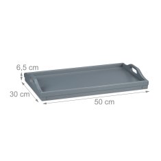 UNBRANDED Siv posteljni pladenj - komplet 2 kom 