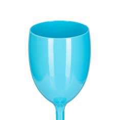UNBRANDED Set 12 turkiznih plastičnih kozarcev za vino 