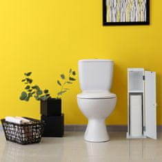 UNBRANDED Ozka WC omarica z 2 policama 