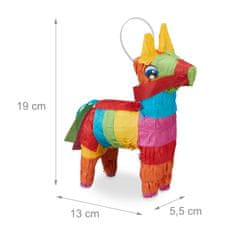 UNBRANDED Pinata osliček pisan 