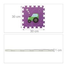 UNBRANDED Puzzle podloga z vozili 