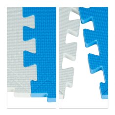 UNBRANDED Podloga za puzzle modro-bela 