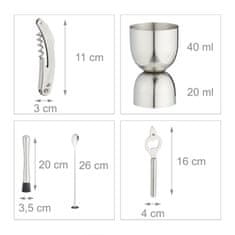 UNBRANDED 12-delni koktajl set s stojalom 
