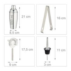 UNBRANDED 12-delni koktajl set s stojalom 