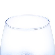 UNBRANDED Set 2 modrih kozarcev za vino brez pecljev 