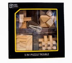 UNBRANDED Igre možganov 5 v 1 Puzzle 