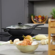 UNBRANDED Wok ponev s pokrovom 