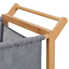 UNBRANDED Koš za perilo s kolesi 