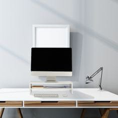 UNBRANDED Stojalo za monitor z dodatno polico 
